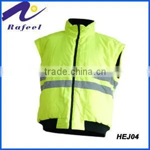 detachable winter high visibility safety jacket
