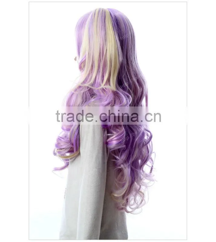 colored wigs lolita cosplay
