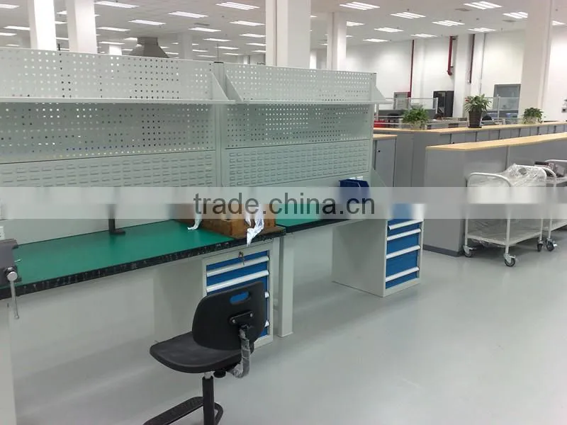work bench drawers/ industrial working benches with cabinets