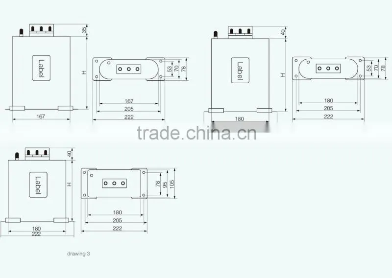 BSMJ series of self healing low voltage shunt capacitor 690V 40KVAR 3PHASE