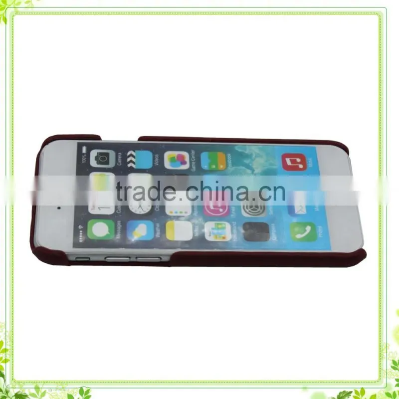 Free Sample PC Add Leather Mobile Phone Cases For iPhone 6