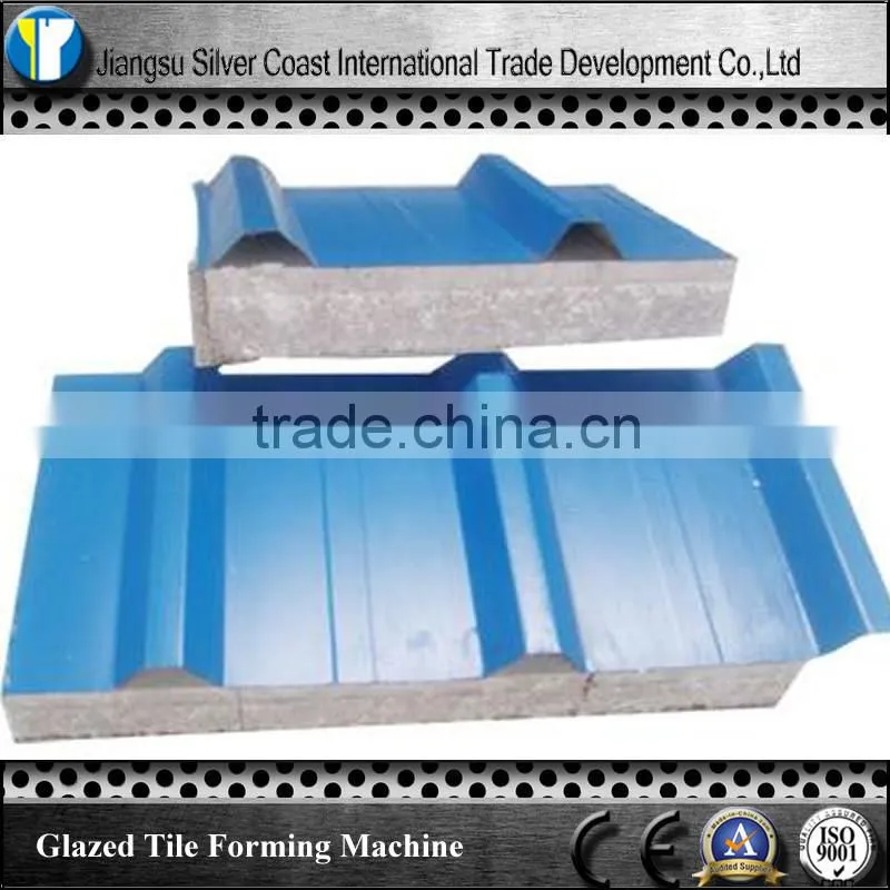 Color tile making machine/ Steel tile forming machine