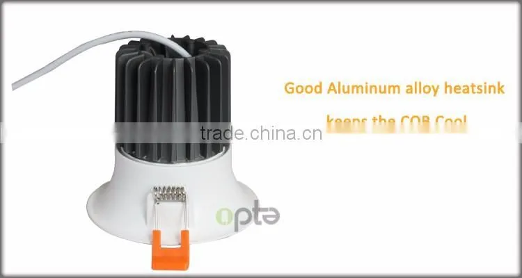 Hot Sale COB Recessed High Power Dimmable 9w COB Led Downlight with SAA Certificate