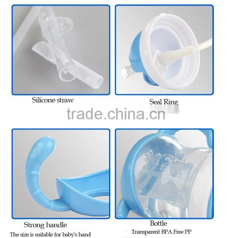 Non-leaking Kids straw bottle Child water bottle