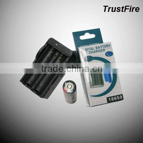 TrustFire 3.7V 18650 battery charger Black 110V~240V Li-ion Battery Charger with US EU plug