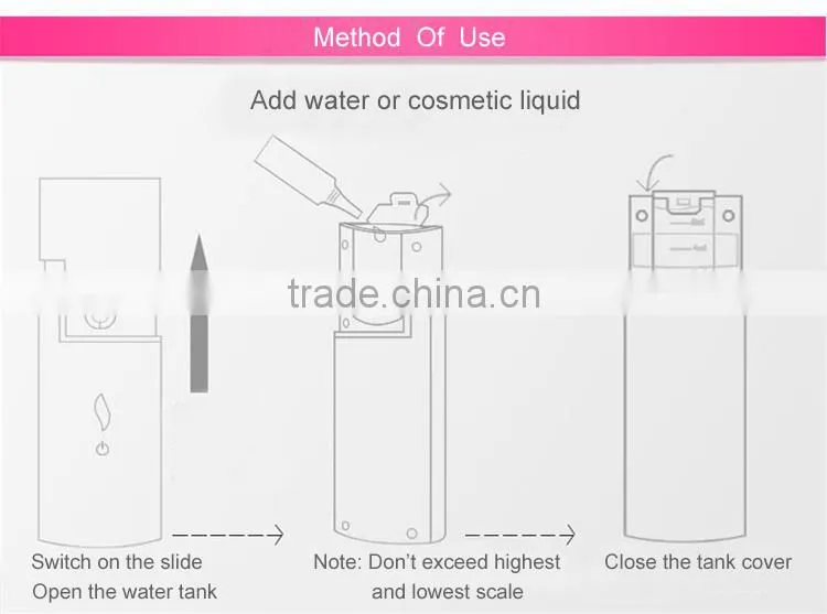 EveryLady 4ml battery negative ion face steamer