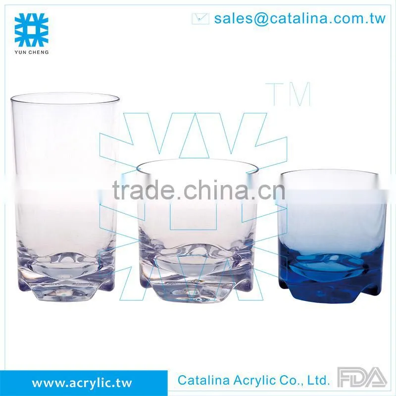 Acrylic Clear 414ml Transparent Barware Plastic Wine Glass