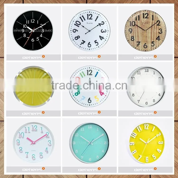 DEHEN New design plastic wall clock