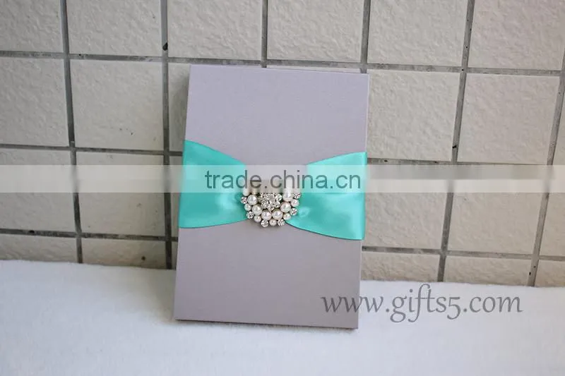 Elegant silk boxes for invitations wholesale