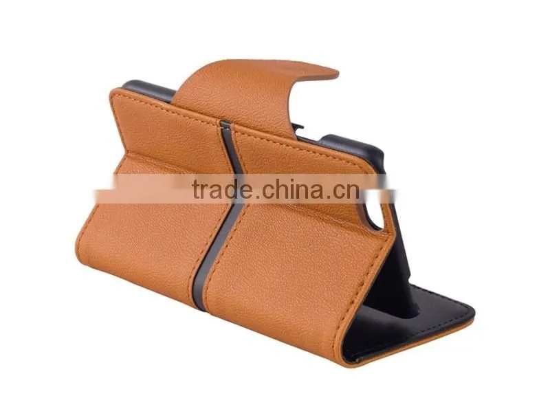 4.5 5 5.5 inch waterproof leather phone case with stand for samsung galaxy j5 /j500 j5009