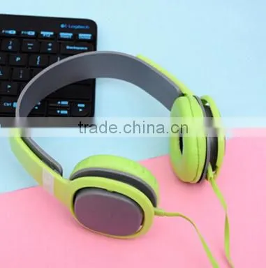 Stretchable Headband Earphone for Computer and Phone , 3.5mm Jack Earphone for Music Media Player , Helmet Headphone