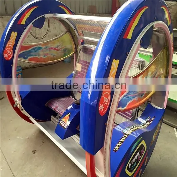 Funfair rides indoor / outdoor playground amusement equipment happy racing car for sale