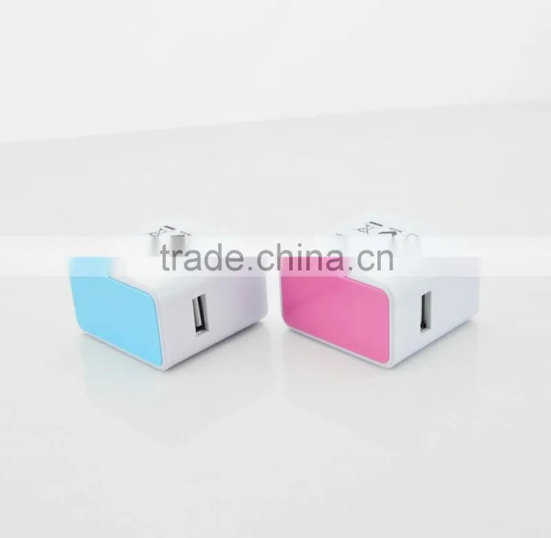 1*USB output America/Japan single plug Mobile Phone Charger