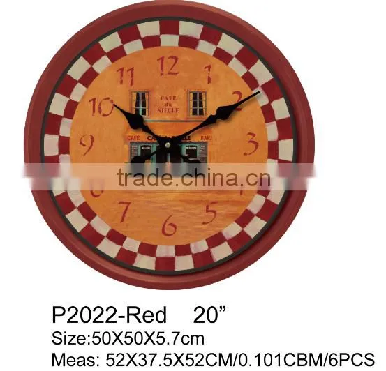 hotel decrator fashion large plastic clock
