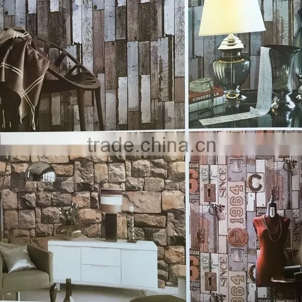2016 modern vintage style batten wallpaper designs for house