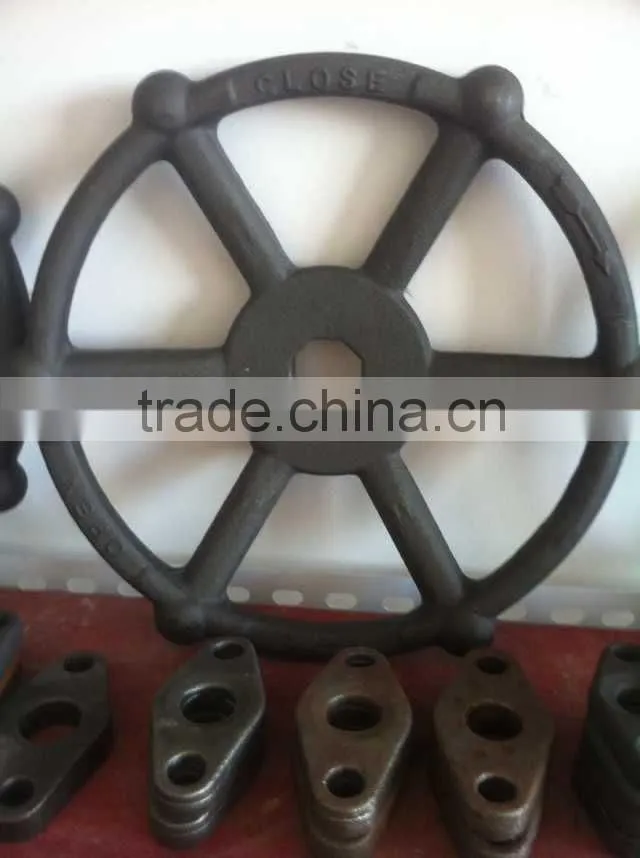 malleable cast iron casting gate valve wheel handle