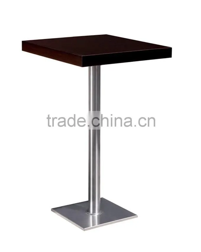 Modern economic furniture for living room wooden coffee table with metal table leg