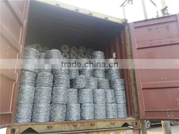 14 gauge galvanized barbed wire