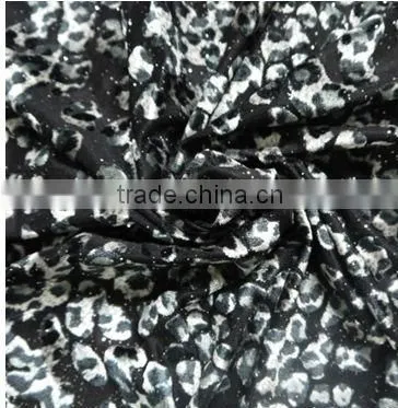 spandex shinny nice knitted korean velvet for garmants fabric