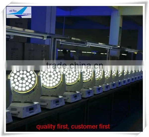 moving led dj lights 36*18w rgbwa uv 6 in1 led moving head zoom,led moving head