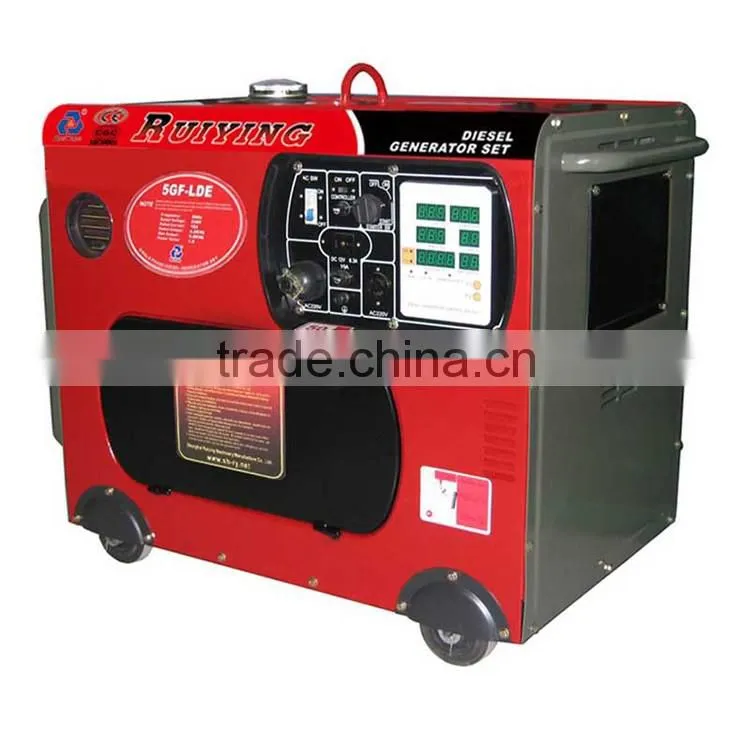 sell 5KVA silent type diesel Protable Gasoline generator