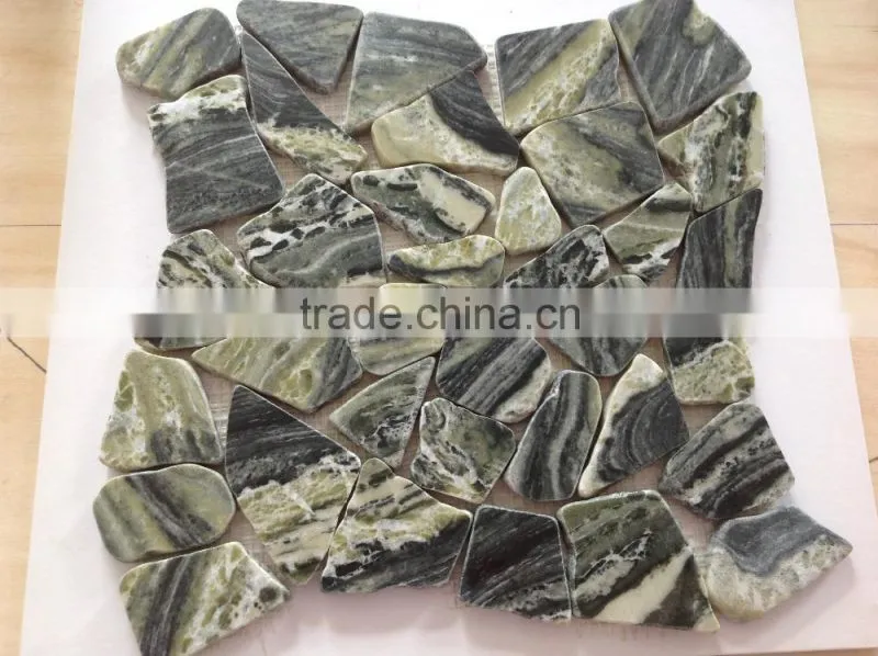 natural stone green mosaic tile