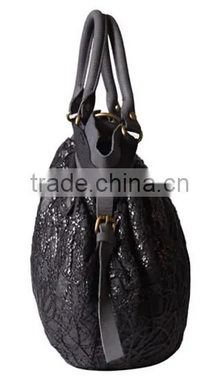 fashion ladies canvas shopping handbag