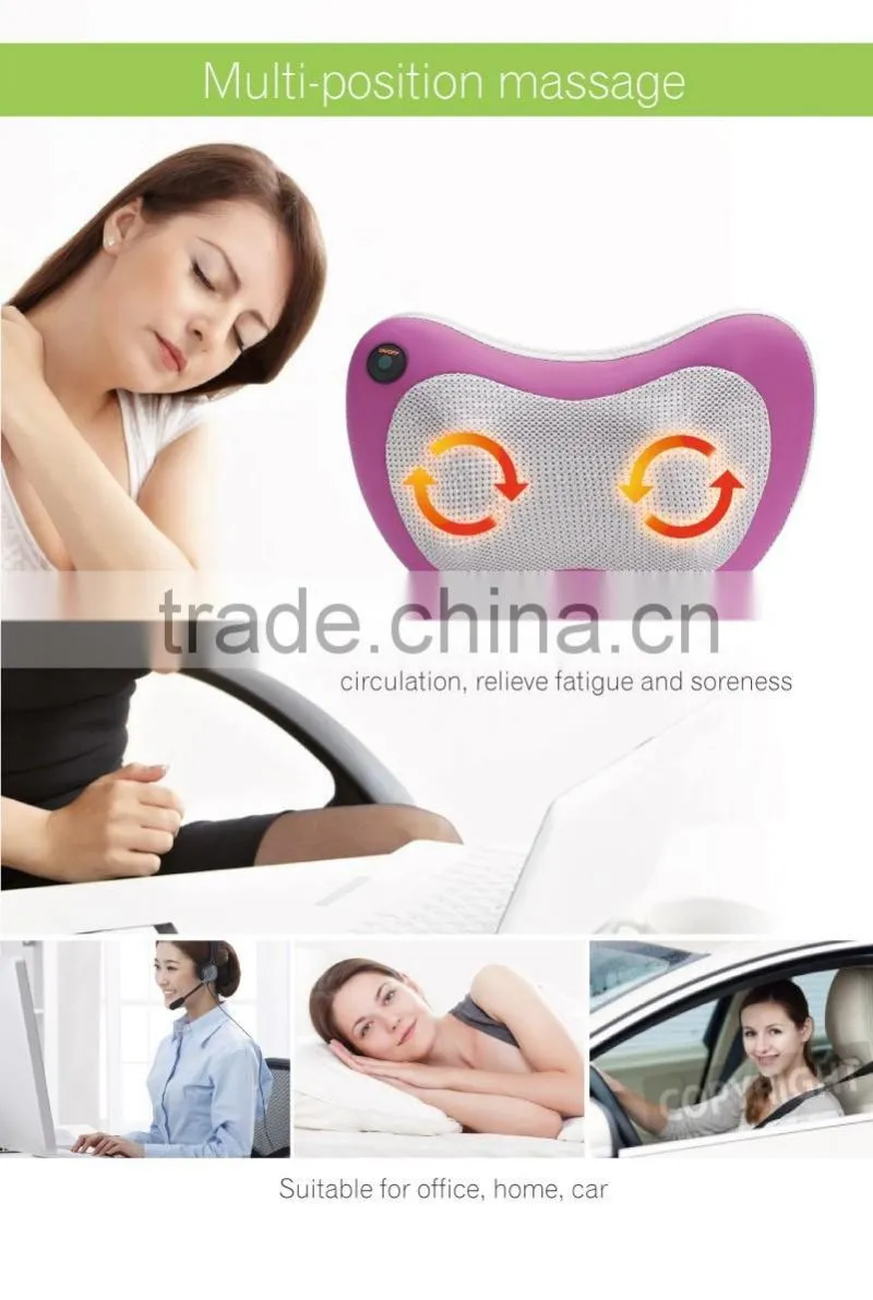 Rechargeable Health Care products. Fashion body massager. Personal Electric massage pillow C38-MP014