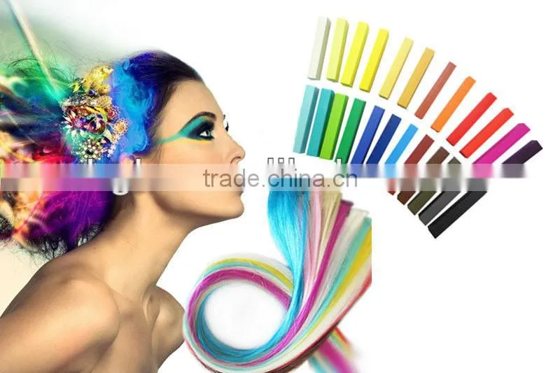 temporary hair chalk 24 colors instantly change the hair color
