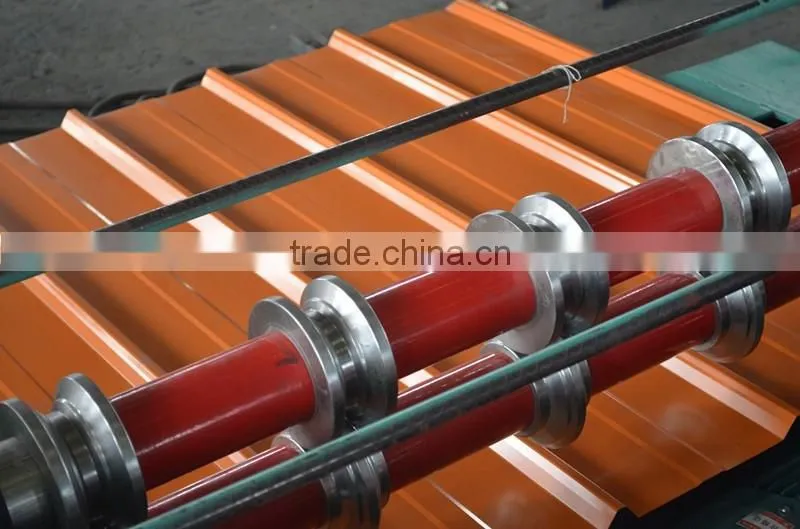 Curve roof span roll forming machine