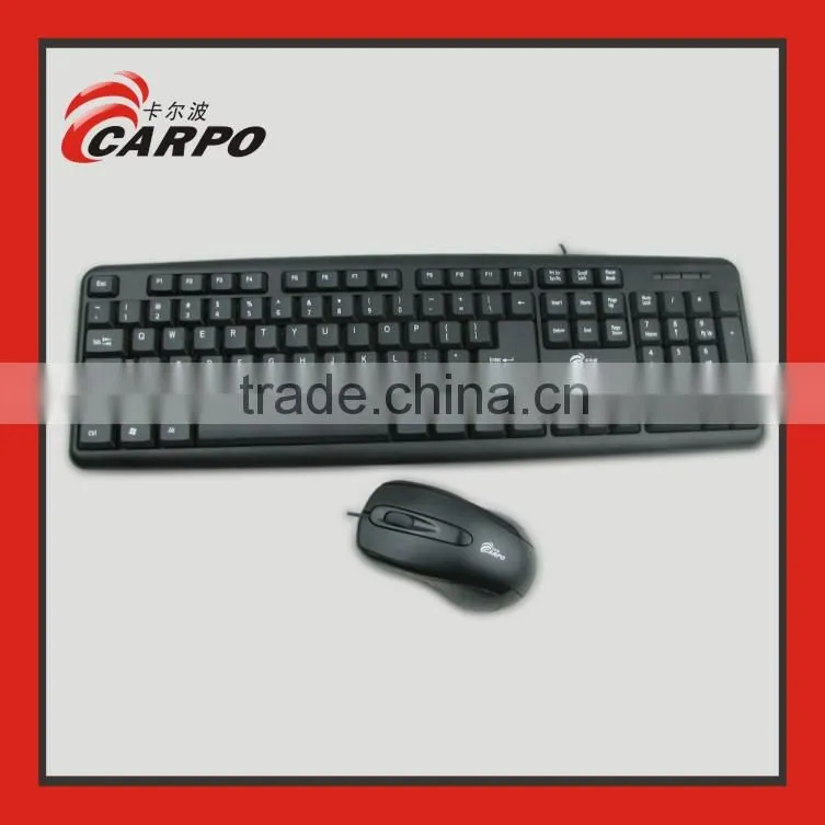 high quality ODM wireD keyboard mouse combo T500