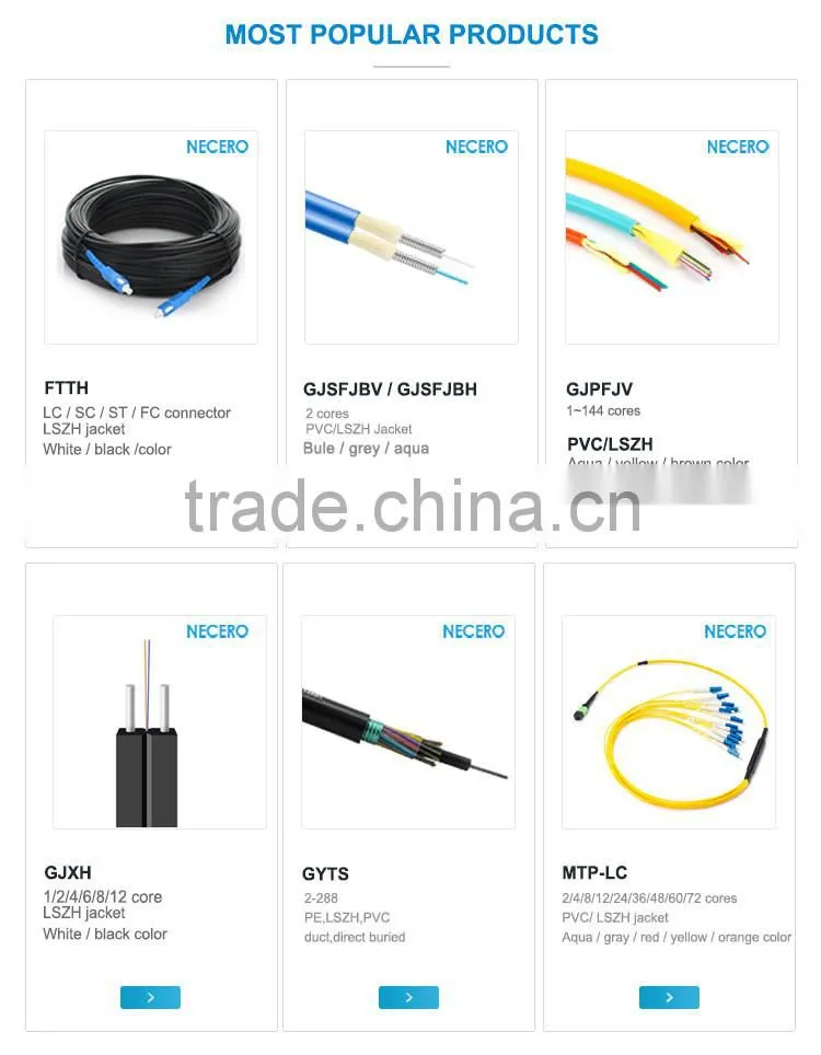 best quality Single Mode Figure 8 Armoured Optical Fiber Cable for Congo cabling systems