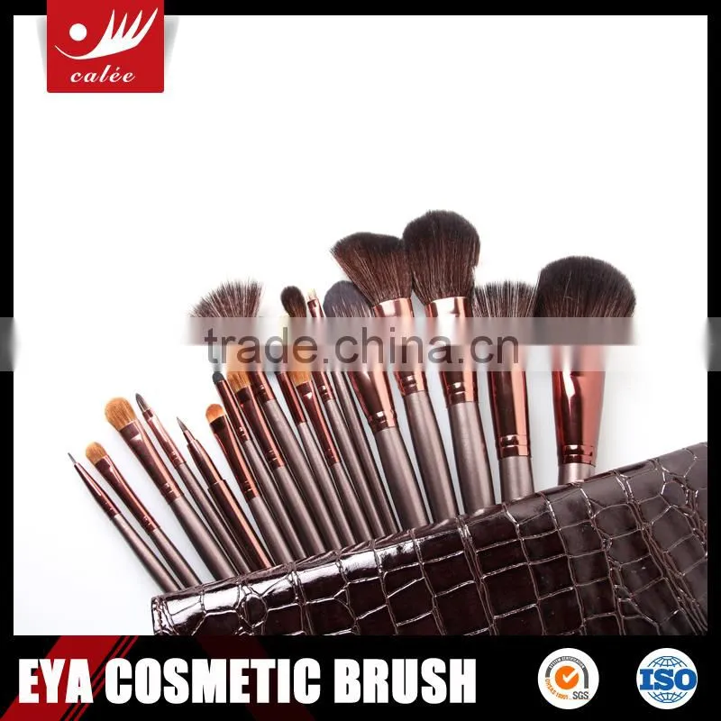 18 pcs Pro Cosmetic Makeup Brush Set Kit +Case