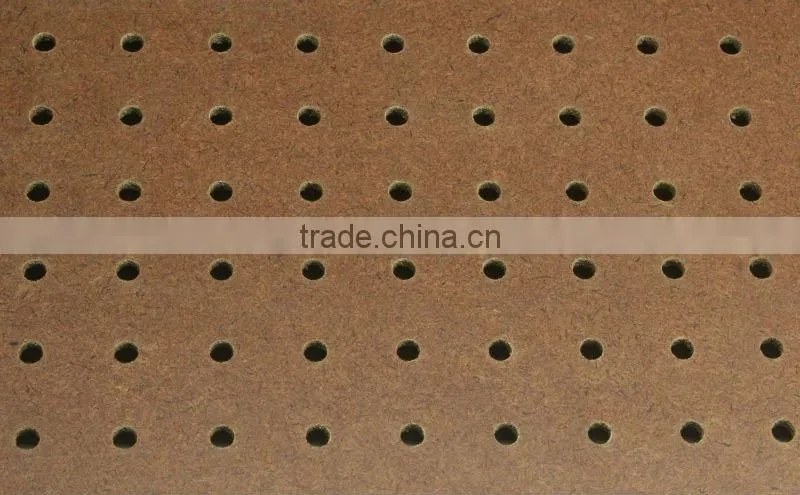 Perforated hardboard