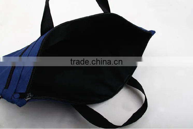 China supplier polyester Zipper hand Document Bag a4, Conference Tote Bag