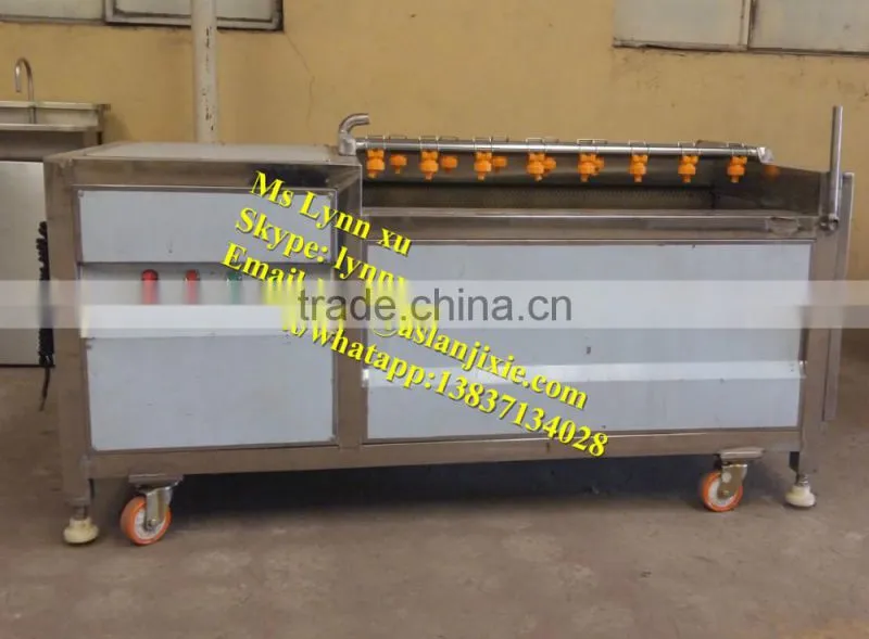 potato ginger washing peeling machine /ginger peeling cleaning machine