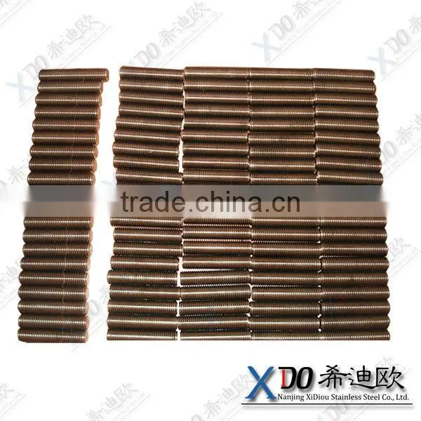 nickle200 210 b7 l7 stud bolts with nuts hex head bolts with spring & flat washer inox bolts