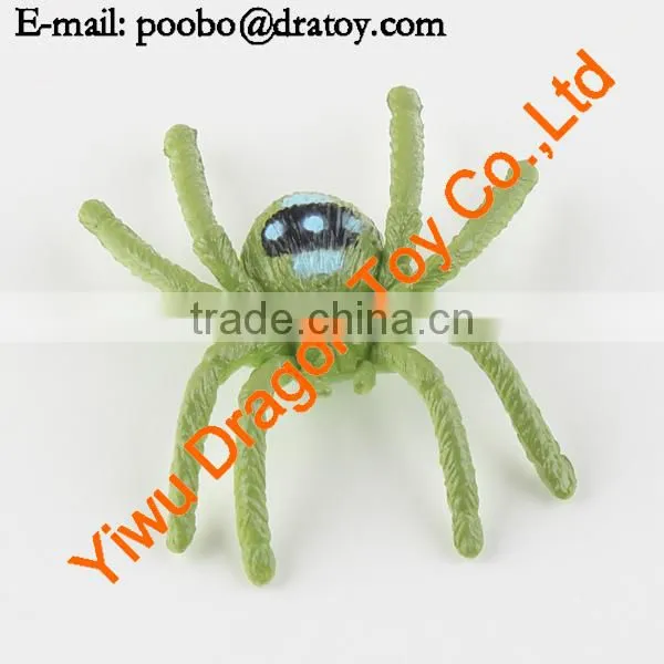 12 designs pvc colorful spider toy