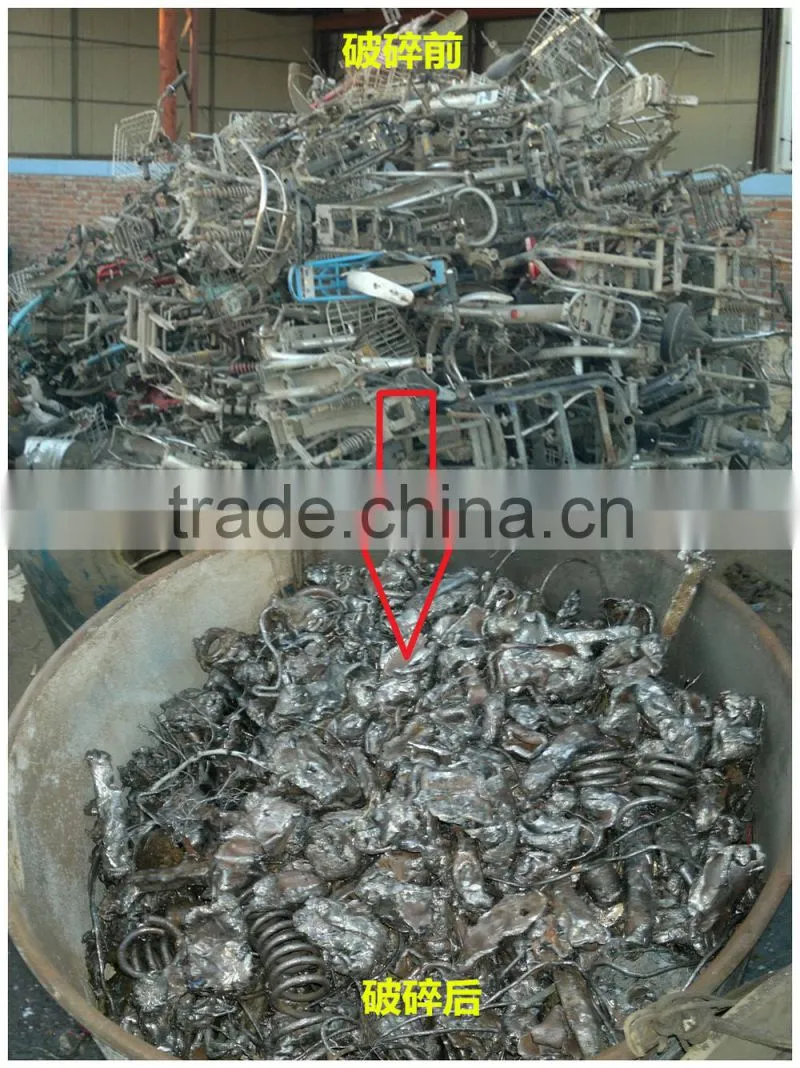 China good price color steel tile Crusher