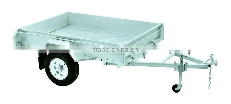 10x5ft Hot Dipped Galvanized Fully Welding Heavy Duty Tandem Trailers
