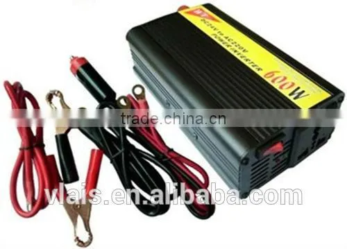 Portable New 600w car inverter, DC 12V to AC 220V, solar energy systems