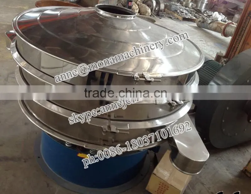 Rotary Vibrating Screen Sieving Machine for Dehydrated Dried Sour Cream Onion Powder