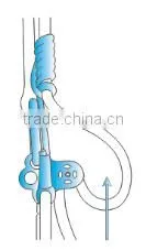 Single Steel Pulley for Arborist Tree climbing Rescue
