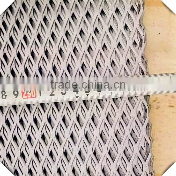 low carbon steel 11.15kg/m2 weight galvanized expanded metal mesh,stretch metal mesh