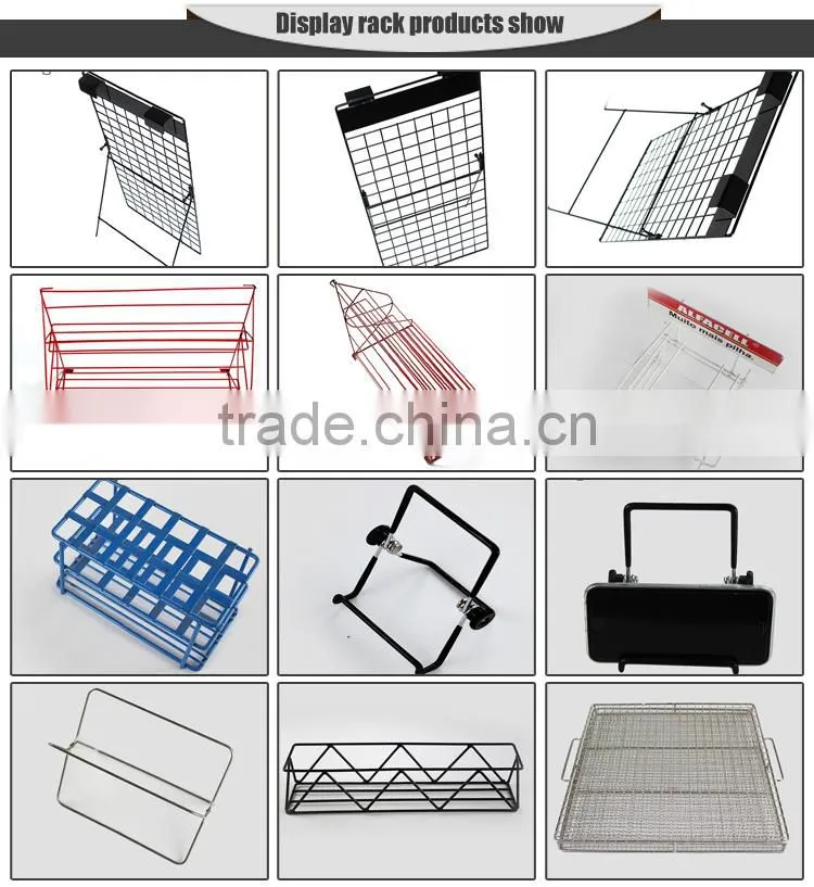 Retail store rain wiper display rack