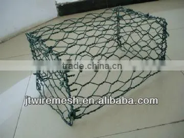 Direct factory of pvc coated galvanized gabion box/gabion box buyer made in china