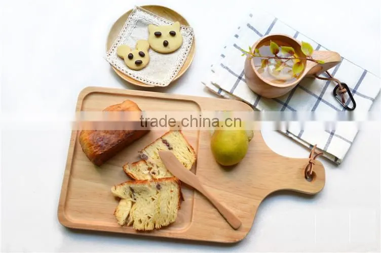 2015 new high quality handmade decorative wooden breakfast tray