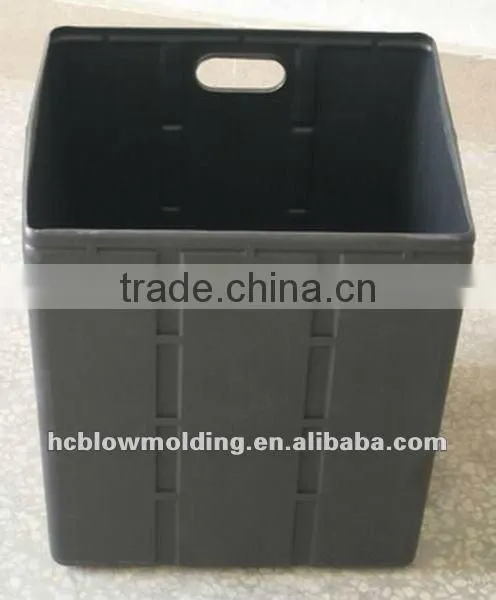 OEM Blow Molding plastic litter basket Receive garbage barrels street litter bin