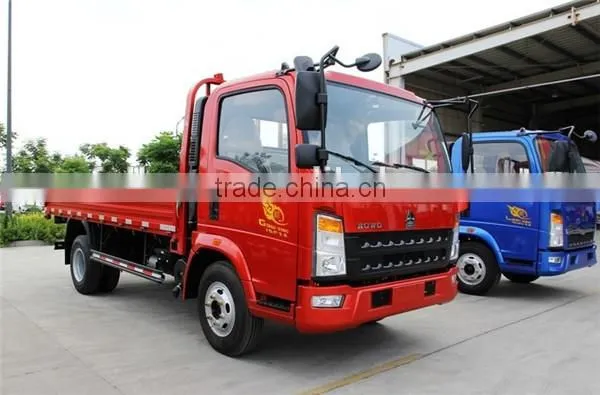 Price of Sinotruk howo 4X2 small delivery truck