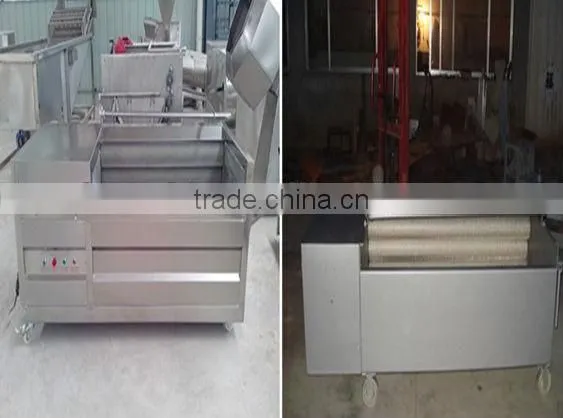 Brush Style Carrot Washing Peeling Machine/ washer and peeler for potato/ cassava of high effective and good quality